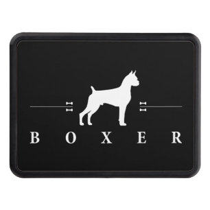 Boxer silhouette -1- tow hitch cover