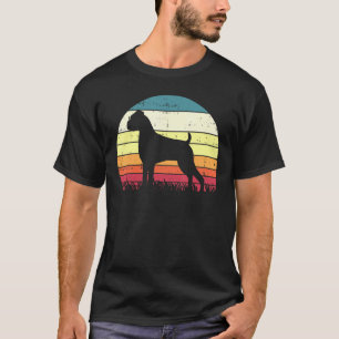 Boxer Silhouette Sunset Animal Dog T-Shirt