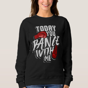 Boxer T Gloves Fighter Champion Punching Bag Ring Sweatshirt