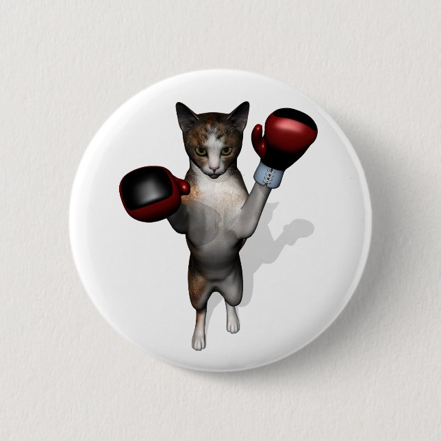 Boxer Tabby Button (Front)