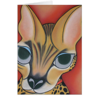 Boxer the Serval  for The Nature of Wildworks Cards