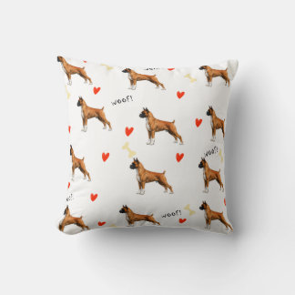 Boxer Throw Pillow