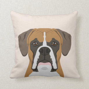 Boxer Throw Pillow