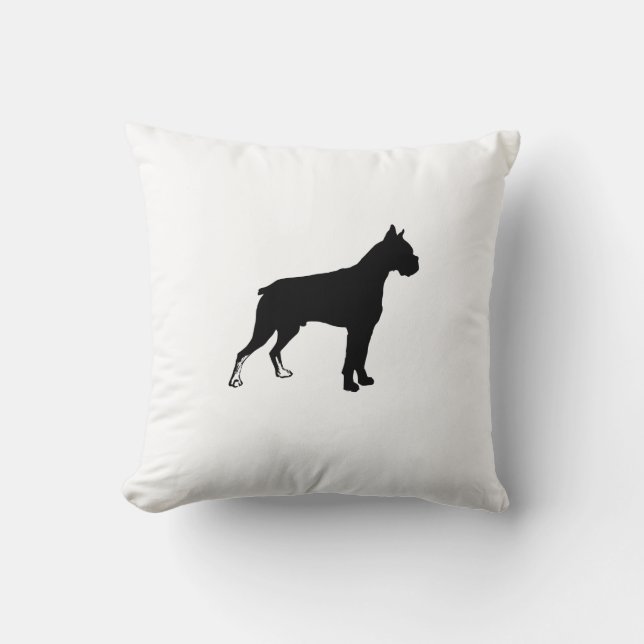 Boxer Throw Pillow (Front)