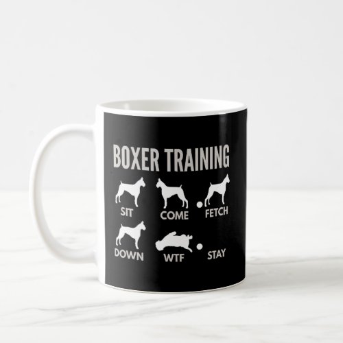 Boxer Training Boxer Dog Tricks  Coffee Mug