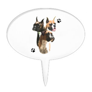 Boxer Trio Cake Topper