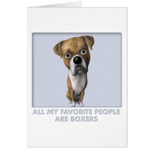Boxer (Uncropped) Favorite Cards (Front)