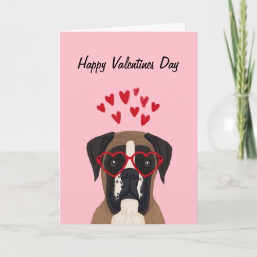 Boxer Valentines Love Dog Card _ dog love card