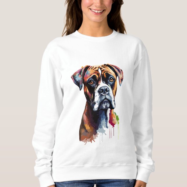 Boxer Vibrant and Colorful Sweatshirt (Front)