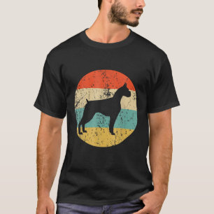 Boxer Vintage Retro Boxer Dog T-Shirt
