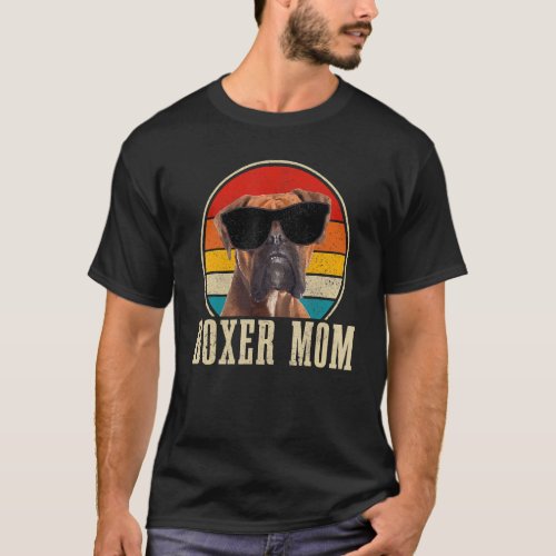 Boxer   Vintage Retro Boxer Dog T_Shirt