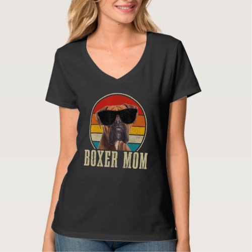 Boxer   Vintage Retro Boxer Dog T_Shirt