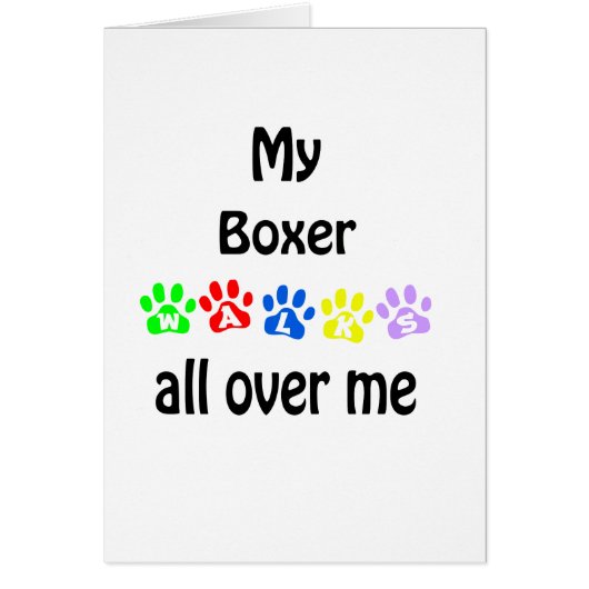 Boxer Walks Design Cards (Front)