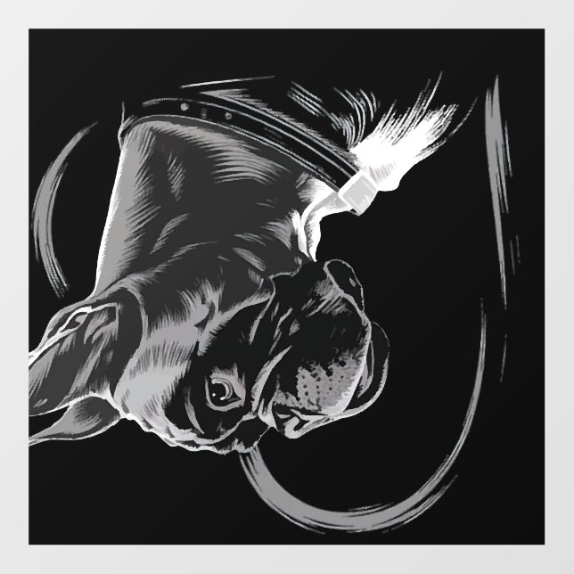 Boxer   wall decal  (Front)