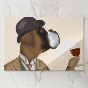 Boxer Wine Snob Paper Pad