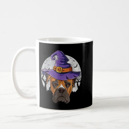 Boxer Witch Hat Funny Halloween Gifts Dog Lover Gi Coffee Mug