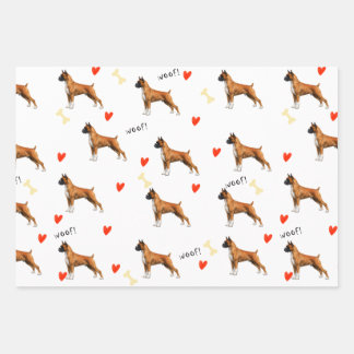 Boxer Wrapping Paper Sheets