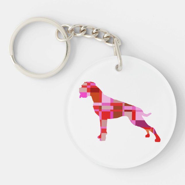 Boxerdog Karro Keychain (Front)
