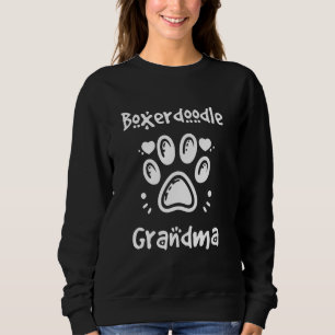 Boxerdoodle Grandma Boxer Poodle Mix Granddog Sweatshirt