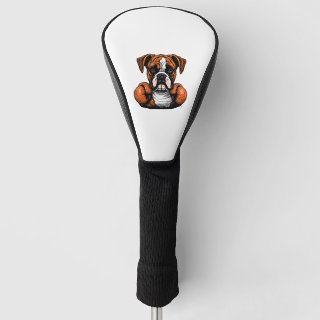 BoxerLoveK9's Designer Art Golf Head Cover (Front)