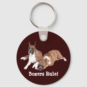 Boxers Rule Keychain