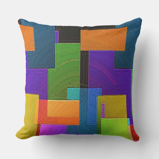 Boxes 4U Outdoor Pillow (Front)