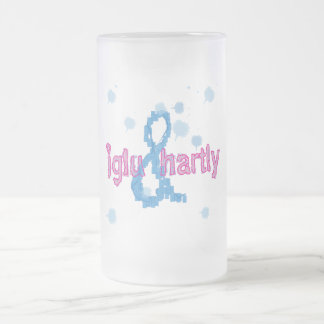 "Boxes" by Katie winner 07.27.09 Frosted Glass Beer Mug