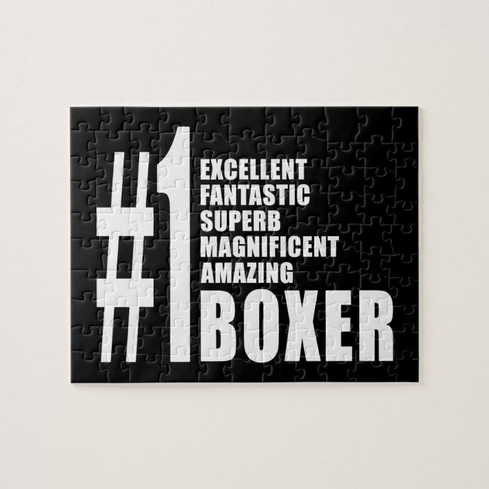 Boxing and Boxers  Number One Boxer Jigsaw Puzzles