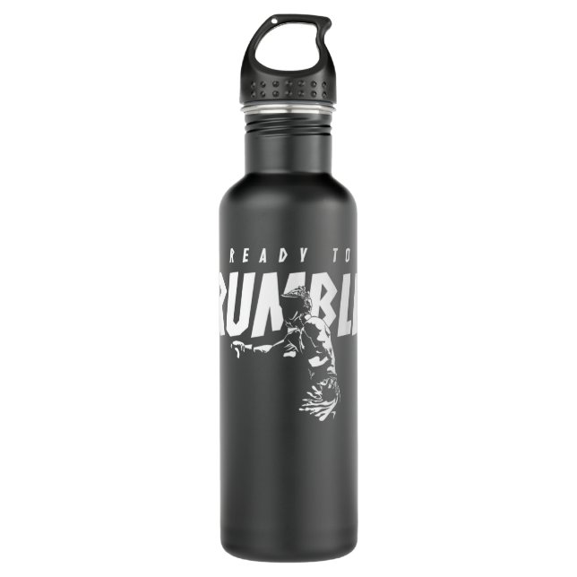 Boxing Apparel - Boxing 343 Stainless Steel Water Bottle (Front)