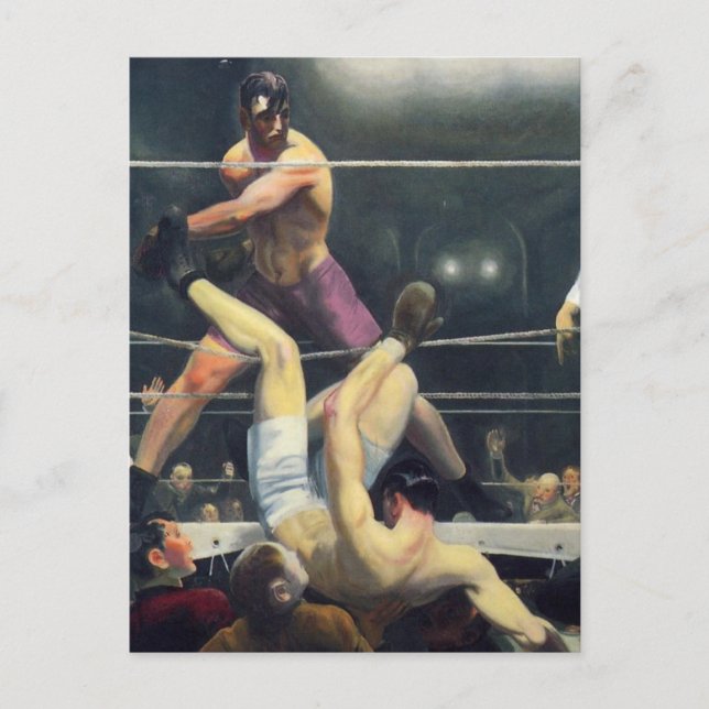 Boxing art postcard (Front)