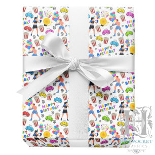 Boxing Birthday Gift Wrapping Paper
