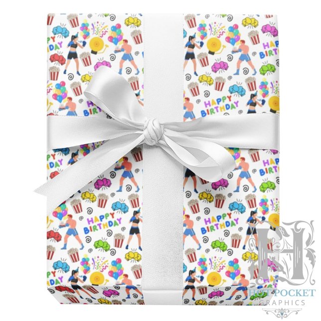 Boxing Birthday Gift Wrapping Paper (Creator Uploaded)