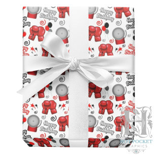 Boxing Birthday Gift Wrapping Paper