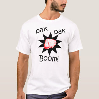 Boxing boom t-shirt