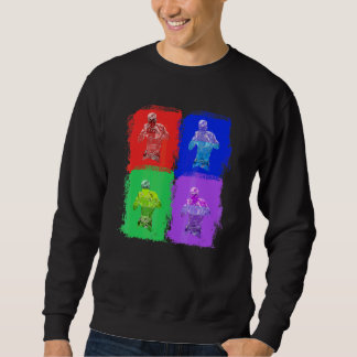 Boxing Box Boxer Pop Art Sweatshirt
