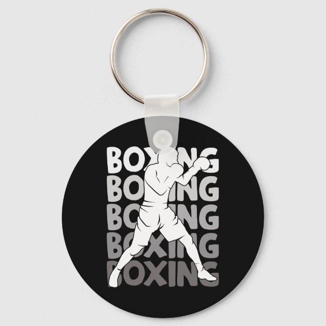 Boxing Boxer Boys Men Kids 2  Keychain (Front)