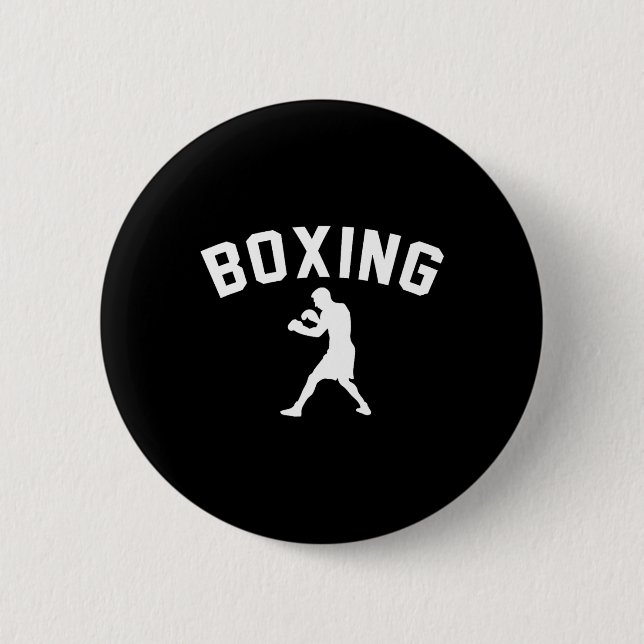 Boxing - Boxer Gift Boxing Fan Boxing Trainer Boxi Button (Front)
