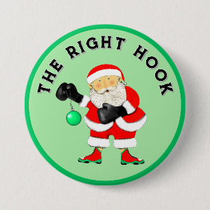 Boxing Boxer Stocking Stuffer Button