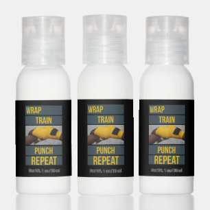 Boxing Boxer Training Quote Wrap Train Repeat Hand Lotion