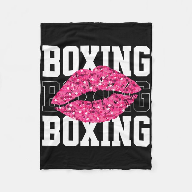 Boxing Boxing Boxing1  Fleece Blanket (Front)