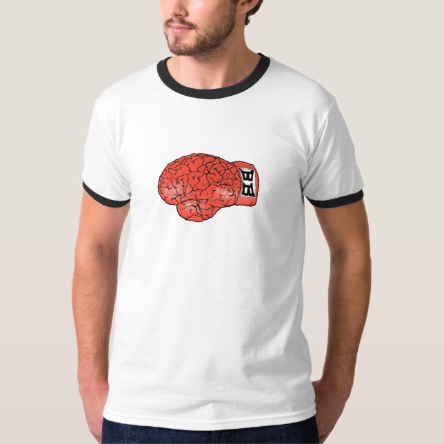 Boxing Brain Men's T-shirt (Front)