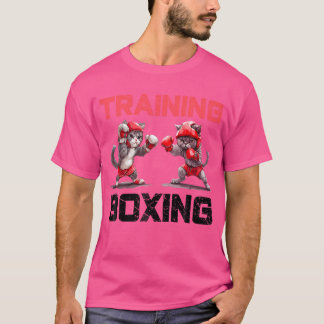 Boxing British Shorthair Sublimation Cute Cats As T-Shirt