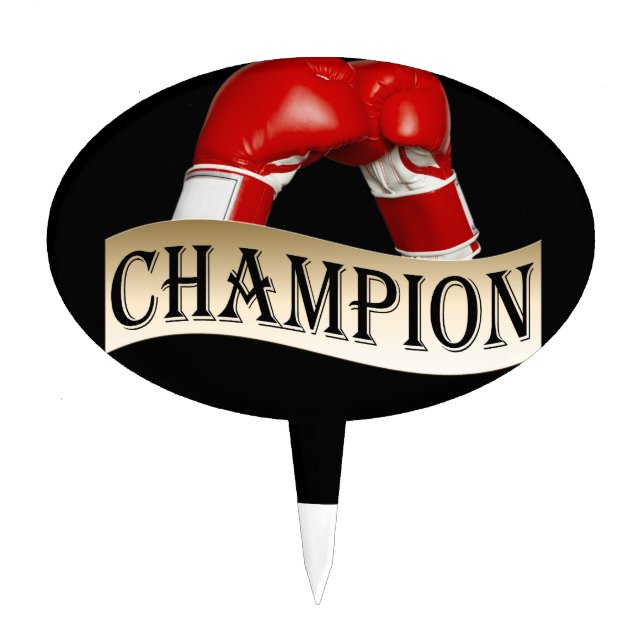 BOXING CAKE TOPPER (Front)