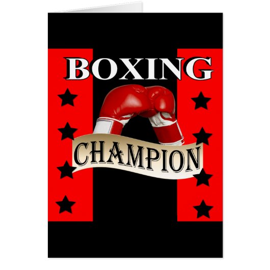 BOXING CARDS (Front)