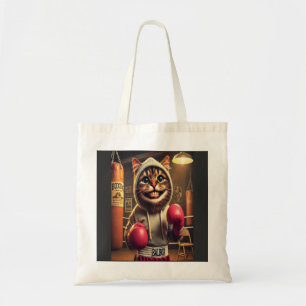 Boxing Champ? - Cat with boxing gloves Tote Bag
