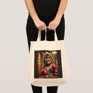 Boxing Champ? - Cat with boxing gloves Tote Bag