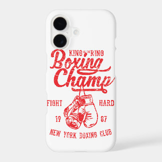 Boxing Champ New York Boxing Club Fight Hard iPhone 17 Case