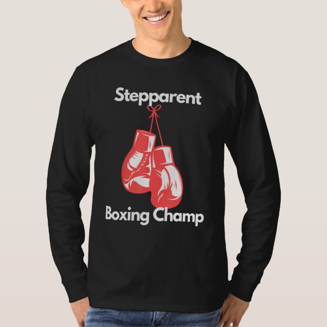 Boxing Champ Stepparent Boxing Gloves Niece Day T-Shirt (Front)