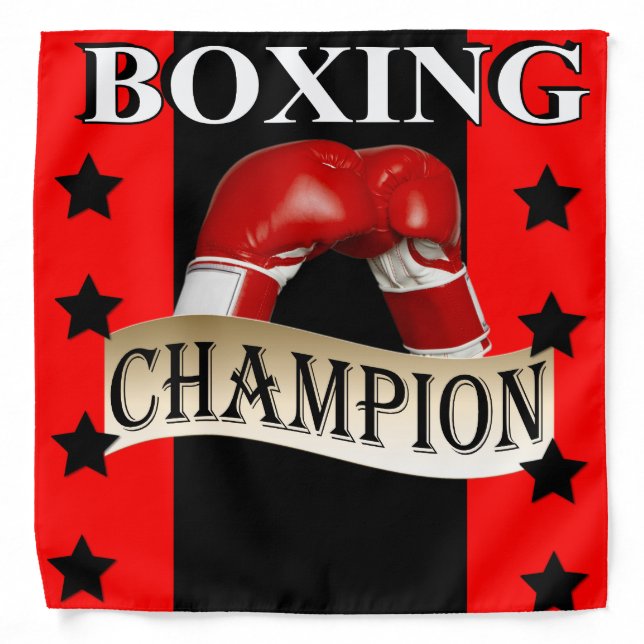 Boxing champion bandana (Front)