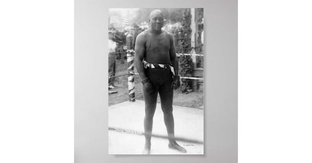 Boxing Champion Jack Johnson Poster | Zazzle